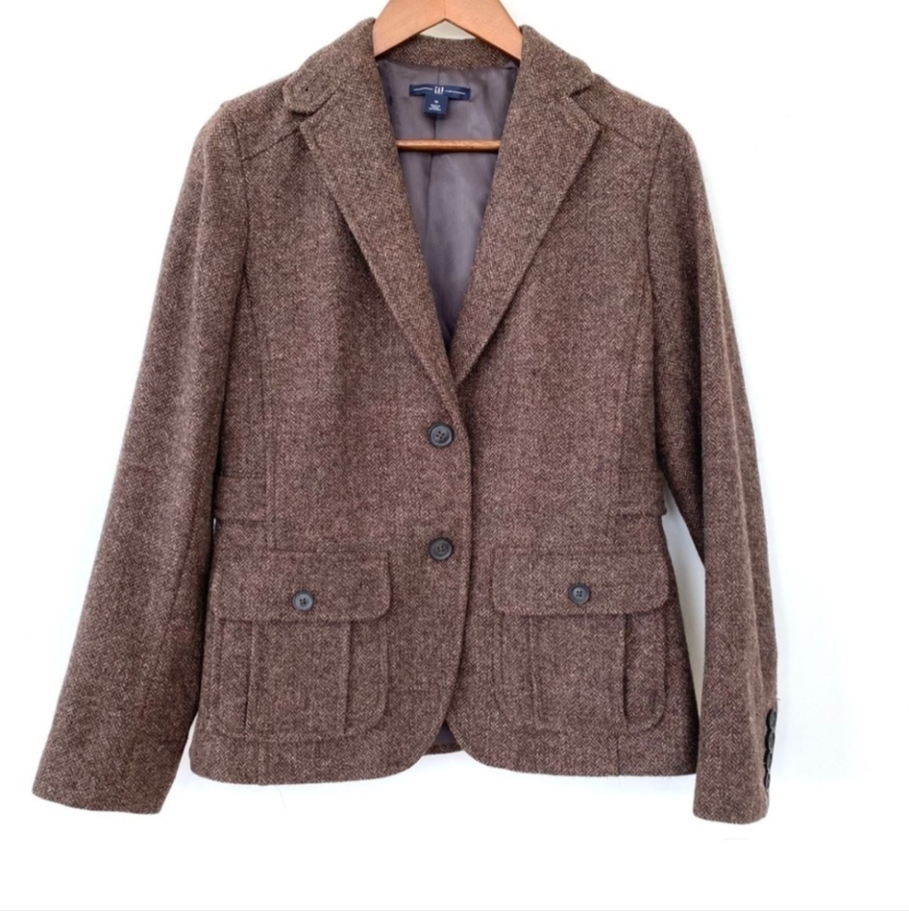 GAP Wool Tweed Women's Blazer Size 10
